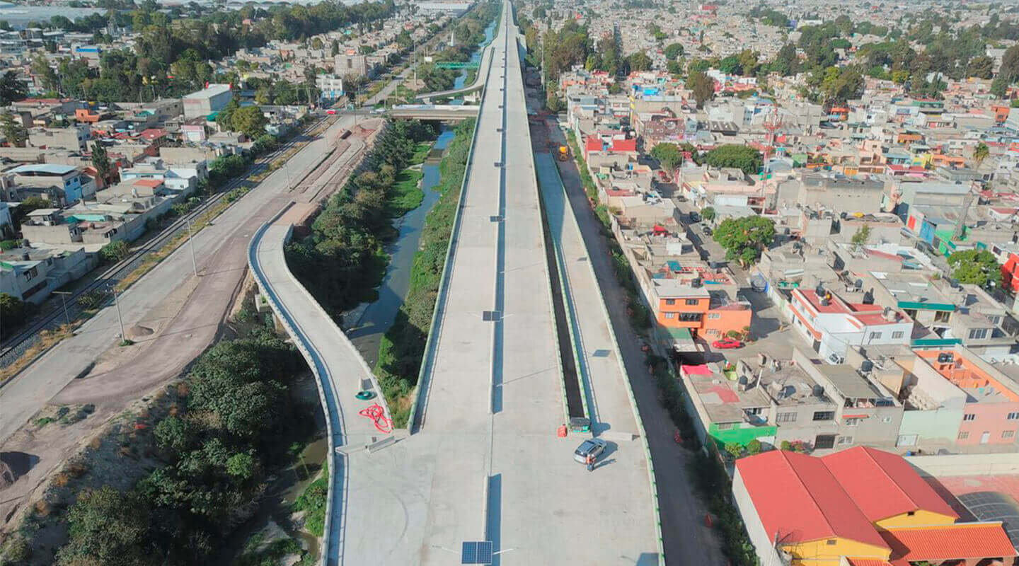 En el proyecto Autopista Siervo de la Nación se realizó suministro, habilitado y montado para el cliente MOTA-ENGIL.