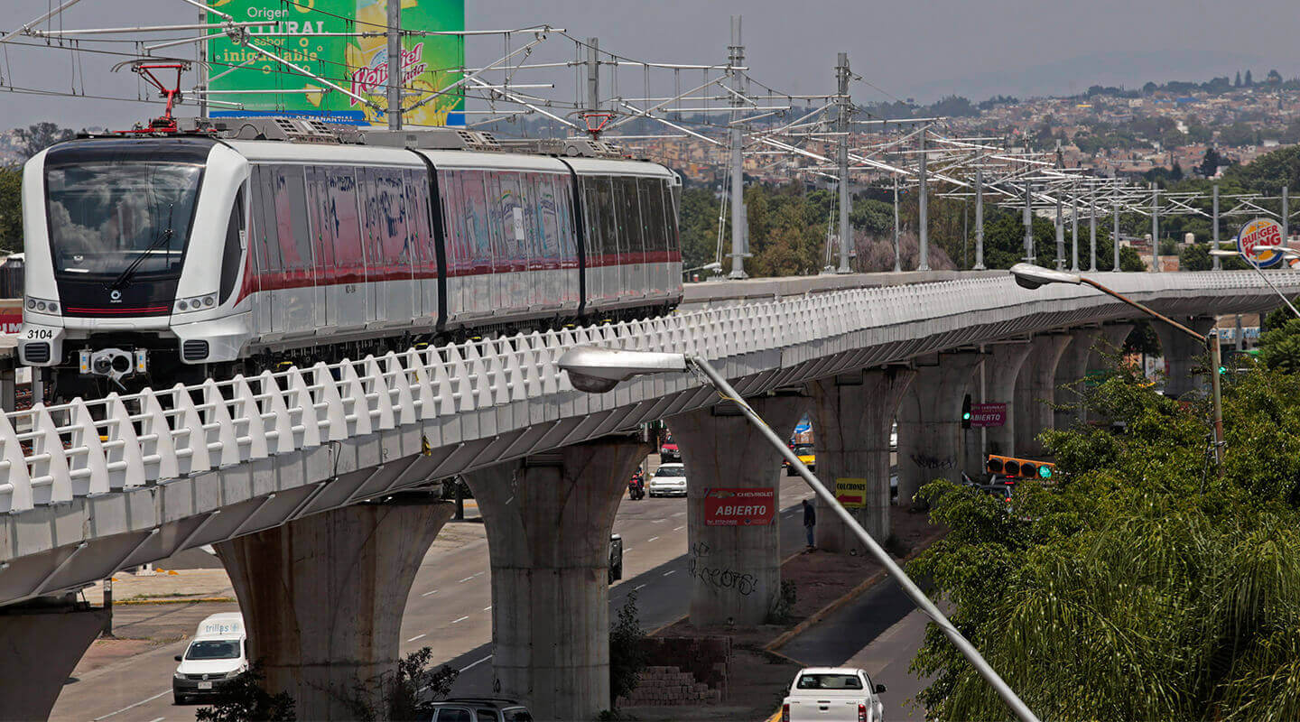 En el proyecto Tren Ligero Guadalajara se realizó suministro, habilitado y montado para el cliente SACYR Y MOTA-ENGIL.