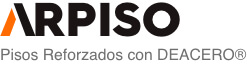 Logotipo de solución Arpiso, Pisos reforzados con Deacero